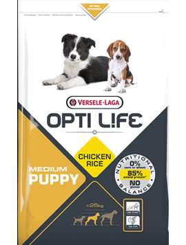 Puppy Medium Opti Life Versele-Laga Sin Cereales