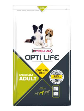 Adulto Medium Opti Life Versele-Laga Sin Cereales 2'5 kg