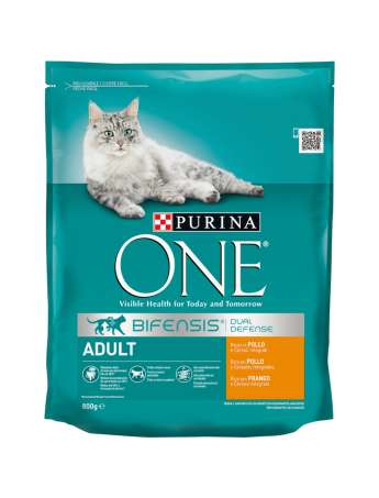 PURINA ONE Gato Adulto rico en Pollo y Cereales Integrales 800g