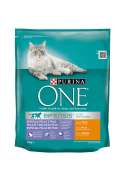 PURINA ONE Gato Pelaje & Bolas de Pelo rico en Pollo y Cereales Integrales 800g