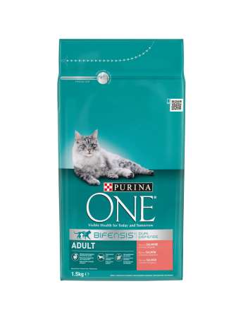 PURINA ONE Gato Adulto rico en Salmón y Cereales Integrales 1,5kg