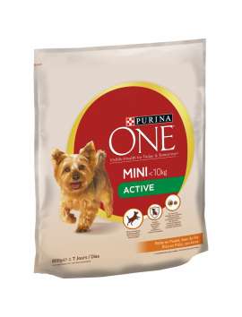 ONE MINI Perro Mini Active Pollo y Arroz 800g