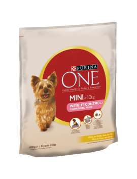 ONE MINI Perro Mini Weight Control Pavo y Arroz 800g