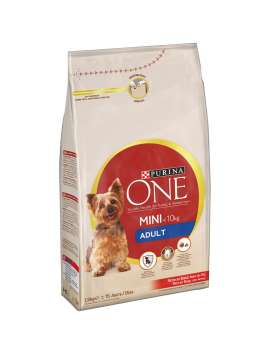 ONE MINI Perro Mini Adulto Buey y Arroz 1,5kg