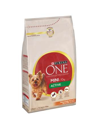 ONE MINI Perro Mini Active Pollo y Arroz 1,5kg