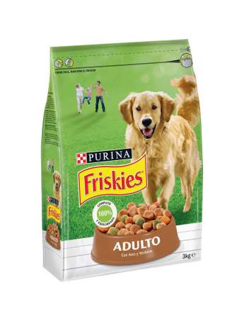 PURINA FRISKIES Perro Adulto Aves con Verduras 3kg