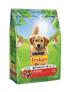 PURINA FRISKIES VitaFit Active Perro Adulto con Buey 3kg