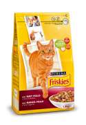 PURINA FRISKIES Gato Adulto con Buey, Pollo y Verduras añadidas 1,5kg