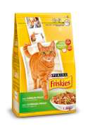 PURINA FRISKIES Gato Adulto con Conejo, Pollo y Verduras añadidas 1,5kg