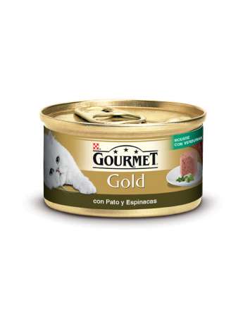 PURINA GOURMET GOLD Mousse Pato y Espinacas 85g