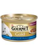 PURINA GOURMET GOLD Doble placer con Pescado del Océano 85g