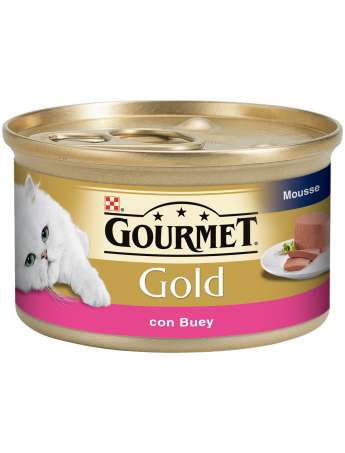 PURINA GOURMET GOLD Mousse con Buey 85g