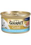 PURINA GOURMET GOLD Mousse con Pescado del océano 85g