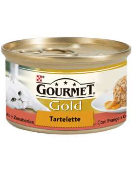 PURINA GOURMET GOLD Tartallete con Pollo y Zanahoria 85 gr