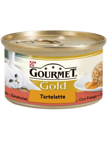 PURINA GOURMET GOLD Tartallete con Pollo y Zanahoria 85 gr