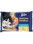 PURINA FELIX SENSATIONS Pescados en sabrosas Gelatinas Pack surtido sobres 4x100g