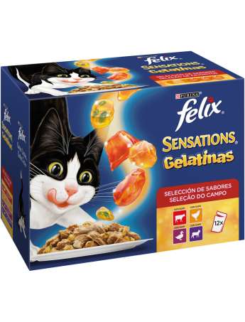 PURINA FELIX Sensations Carnes en sabrosas gelatinas 100g