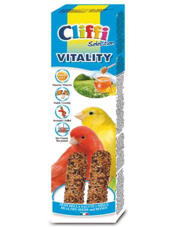 BARRITAS CANARIOS MIEL Y SEMILLAS DE LA SALUD "VITALITY" Chemi-Vit 60 g