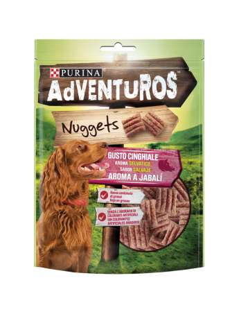 PURINA AdVENTuROS Nuggets AROMA A JABALÍ 90g