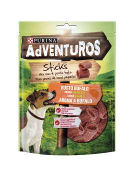 PURINA AdVENTuROS Sticks Perro Pequeño AROMA A BÚFALO 90g