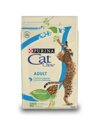 PURINA CAT CHOW Gatos Adultos con Salmón y Atún 3kg