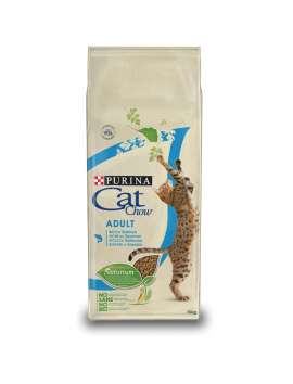 PURINA CAT CHOW Gatos Adultos con Salmón y Atún 15kg