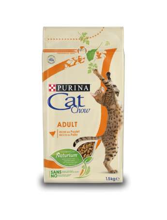 PURINA CAT CHOW Gatos Adultos con Pollo y Pavo 1,5kg