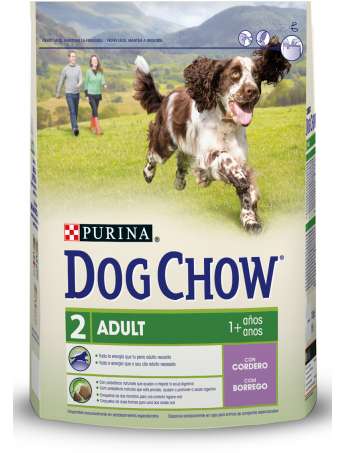 PURINA DOG CHOW Perros Adultos con Cordero 2,5kg