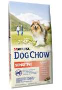 PURINA DOG CHOW Perros Adultos con piel, pelaje y digestión Sensibles con Salmón y Arroz. 14kg