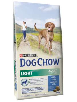 PURINA DOG CHOW Perros Adultos Light con Pavo 14kg