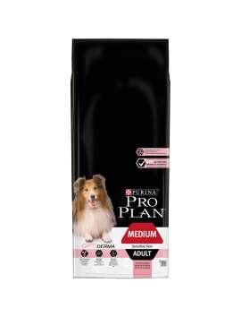 PRO PLAN Perro Adulto Mediano con piel sensible con OPTIDERMA Salmón 14kg