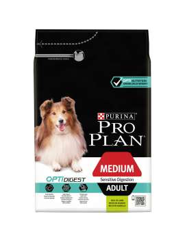 PRO PLAN Perro Adulto Mediano con digestión sensible con OPTIDIGEST Pollo 3kg