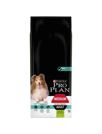 PRO PLAN Perro Adulto Mediano con digestión sensible con OPTIDIGEST Pollo 14kg