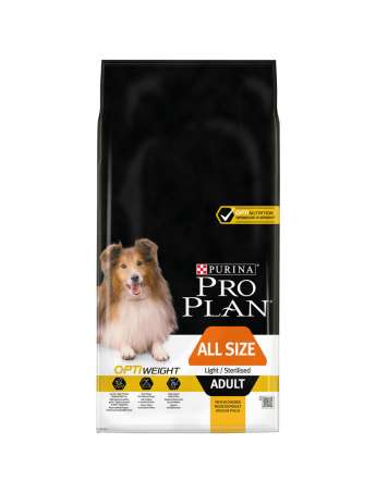 PRO PLAN Perro Adulto Todos los Tamaños con OPTIWEIGHT Pollo 14kg