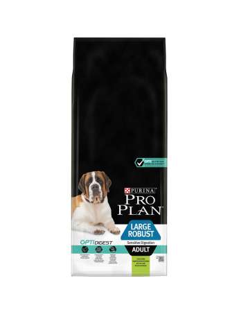 PRO PLAN Perro Adulto Grande Robusto con digestión sensible Cordero 14kg