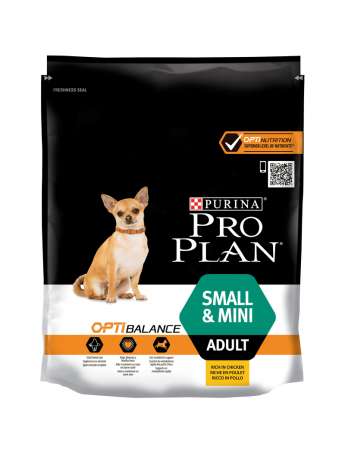 PRO PLAN Perro Adulto Pequeño y Mini con OPTIBALANCE Pollo 700g