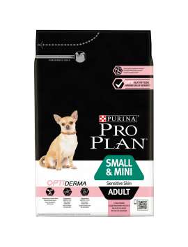 PRO PLAN Perro Adulto Pequeño y Mini con OPTIDERMA Salmón 3kg