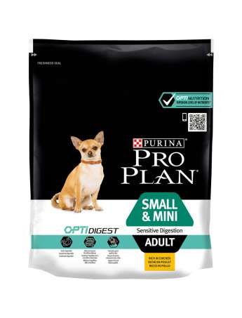 PRO PLAN Perro Adulto Pequeños y Mini con OPTIDIGEST Pollo 700g