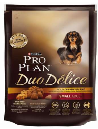 PRO PLAN Duo Délice Perro Adulto Pequeño Pollo con Arroz 700g