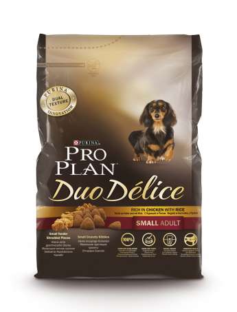 PRO PLAN Duo Délice Perro Adulto Pequeño Pollo con Arroz 2,5kg